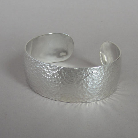 Hammered Sterling Silver Cuff Bracelet