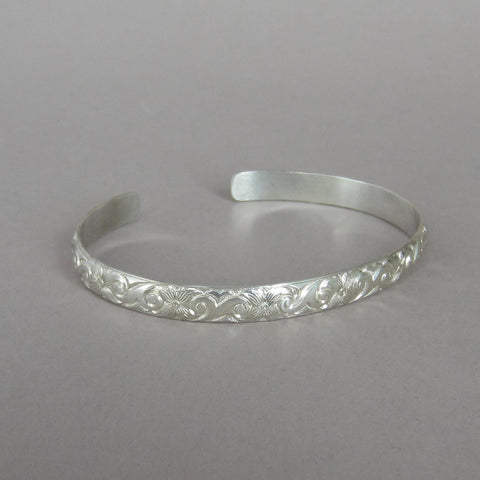 Patterned Wire Cuff Bracelet